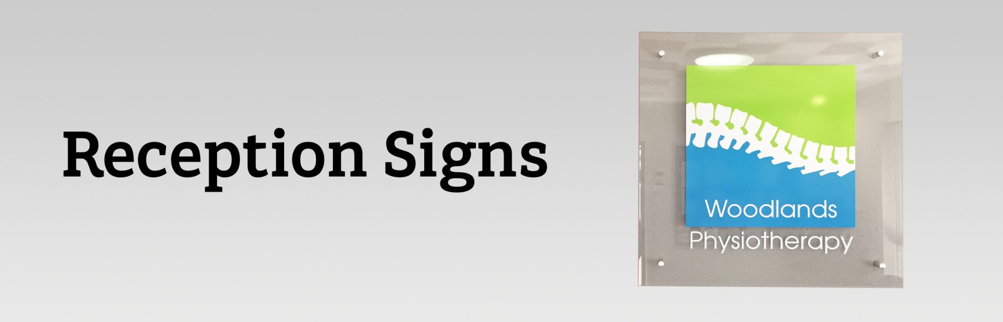 Reception Sign Large Reception Signs – Hepburn Print & Design